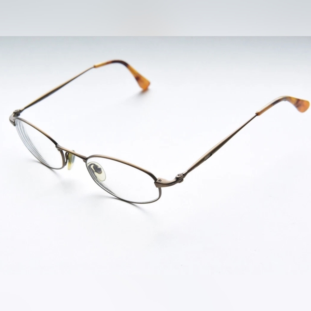 Gucci Women's Glasses in Brown and Gold